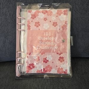 100 Envelope Challenge Floral Binder
